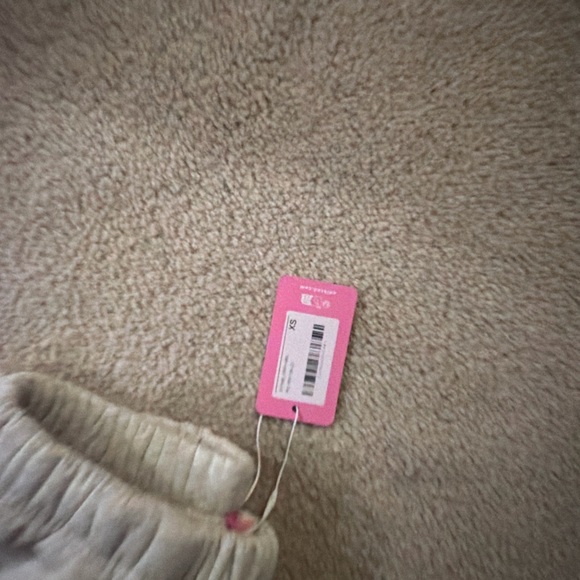 Edikted Los Angeles Sweatpants XS | Cream Wide Leg Lounge Pants NWT Resell - Picture 6 of 6